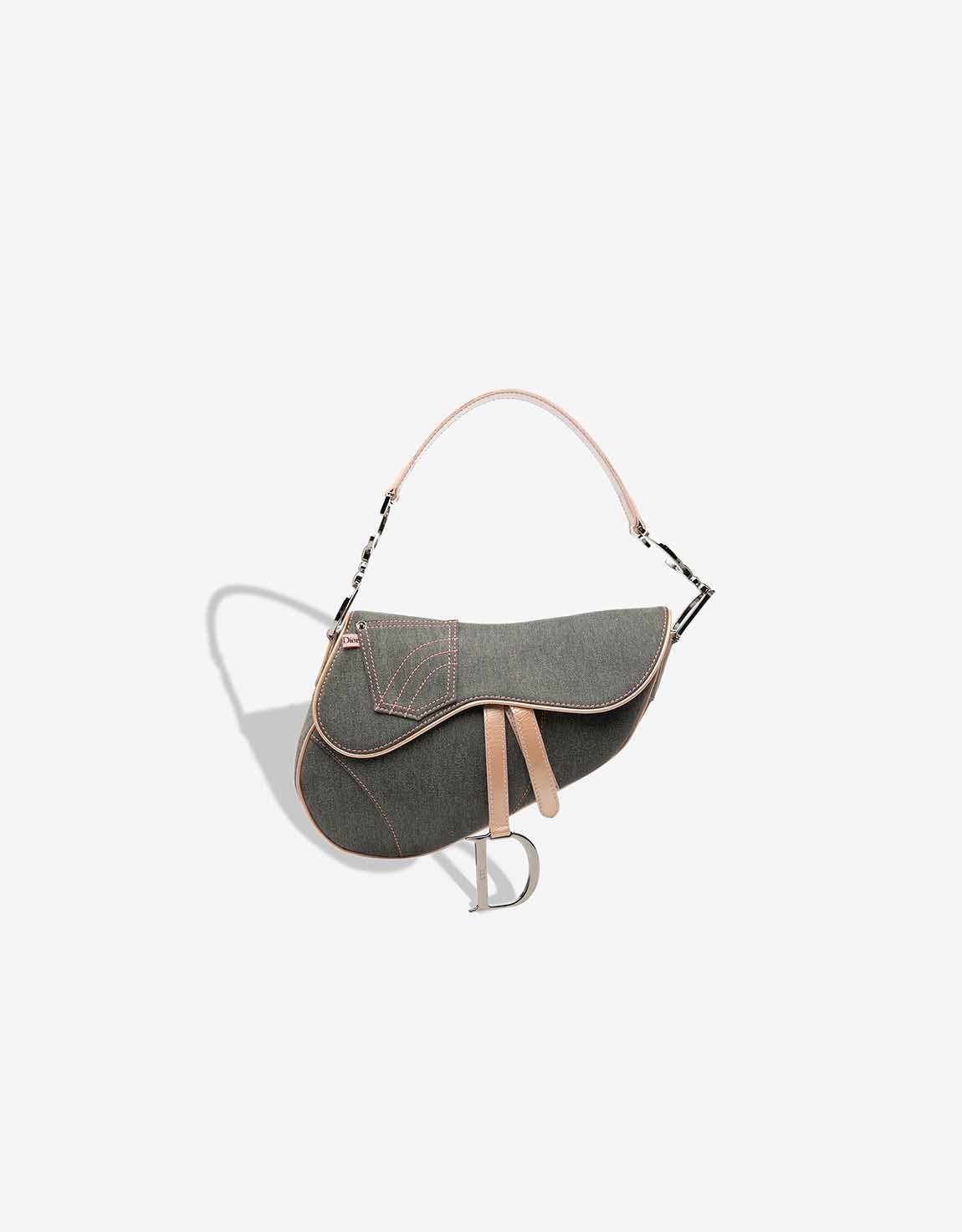 Dior 
		Saddle Medium Denim Grey    