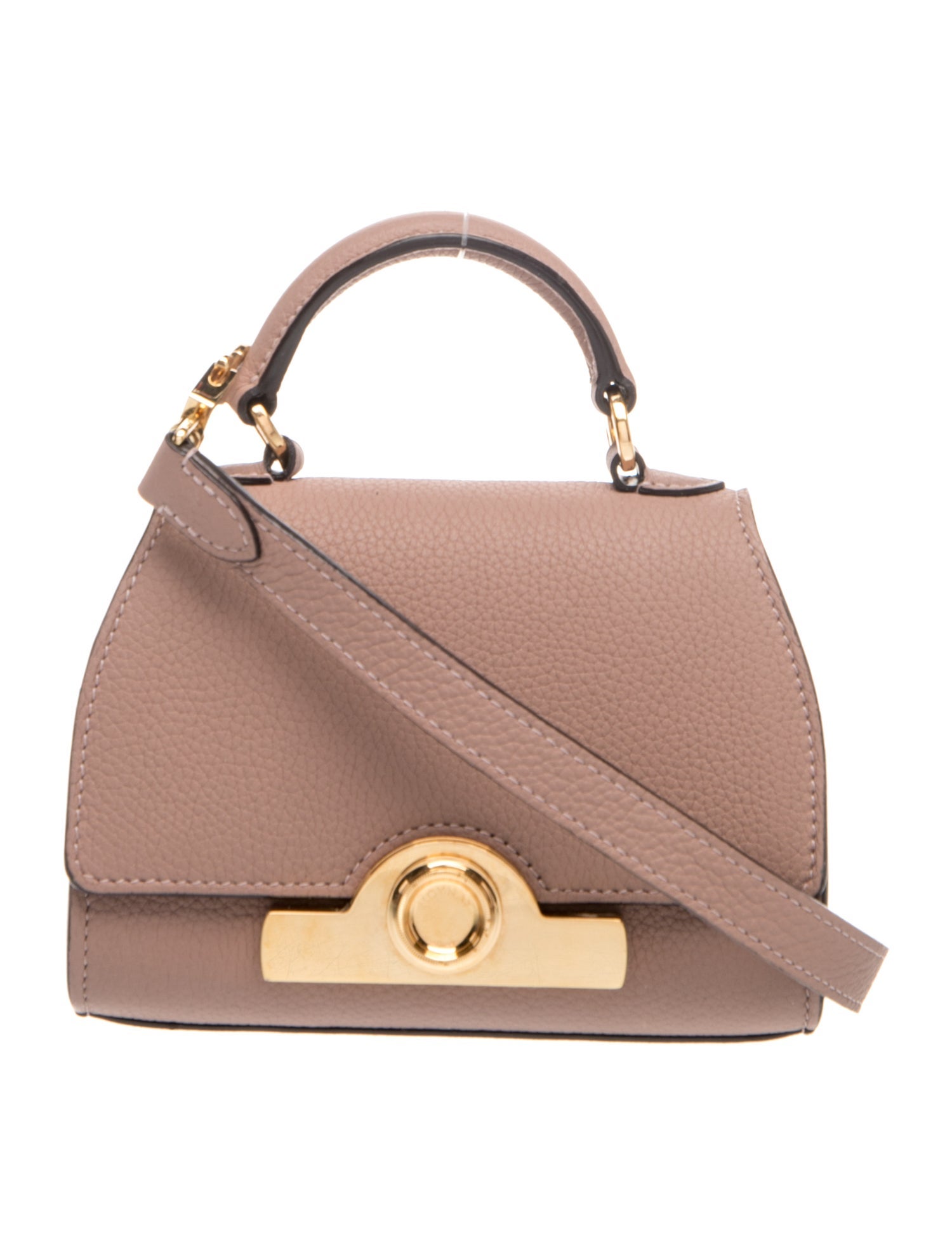 Leather Top Handle Bag