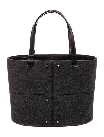 Tod's Wool Top Handle Bag