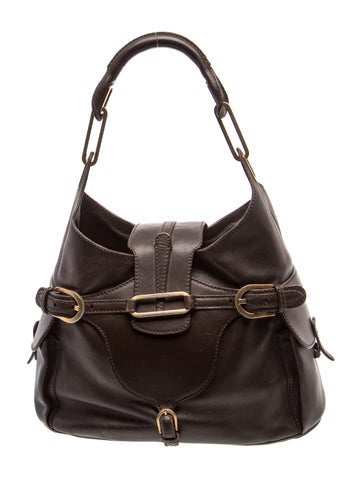 Leather Top Handle Bag