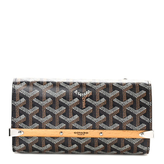 Goyard Goyardine Monte Carlo Mini Phone Case Black