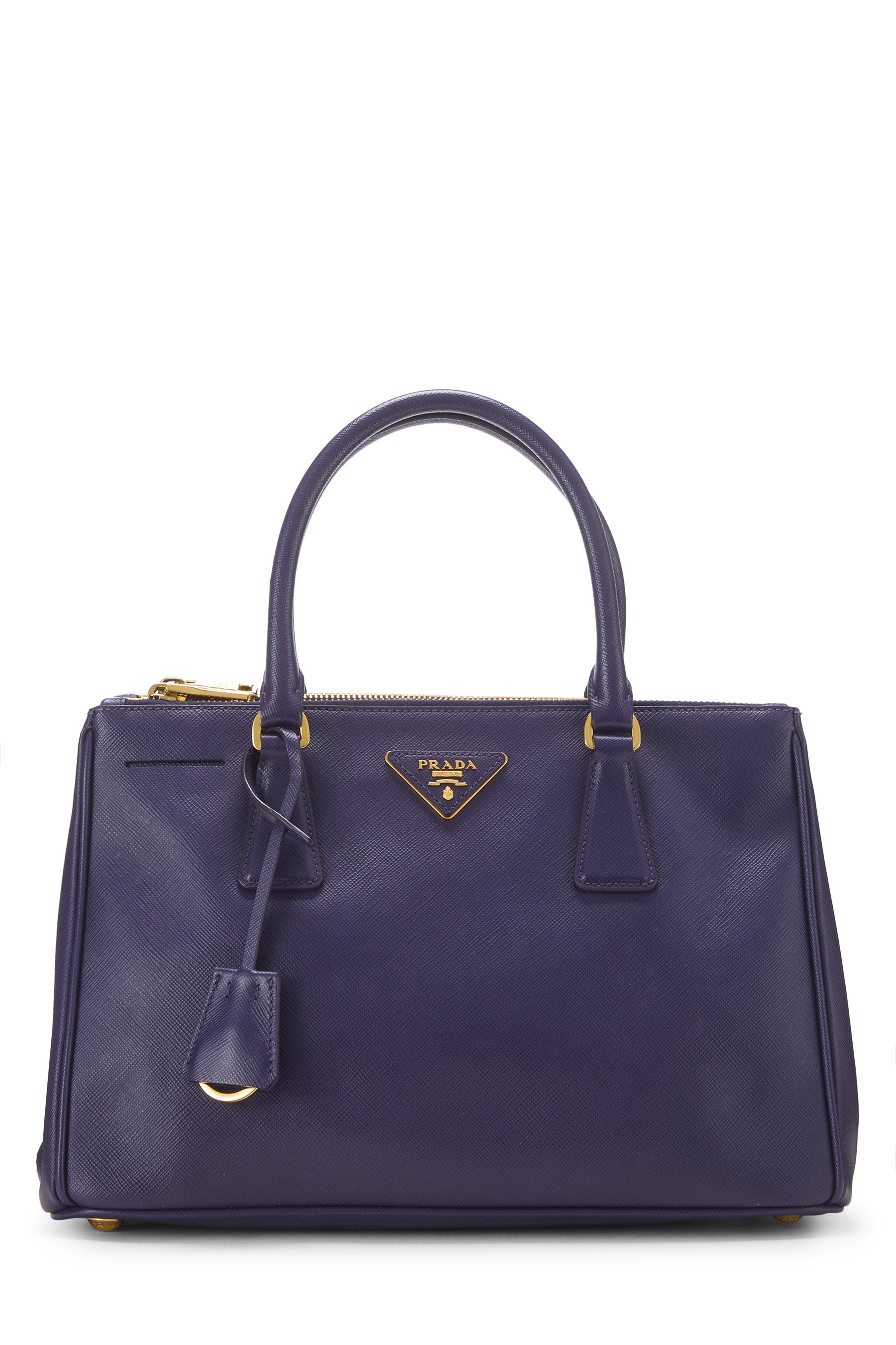 Purple Saffiano Executive Tote Medium