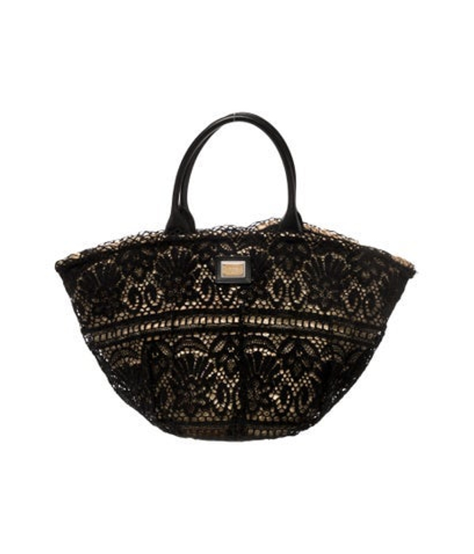 Dolce & Gabbana Gabbana Lace Top Handle Bag