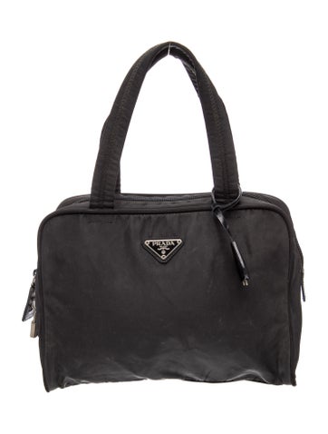Tessuto Nylon Top Handle Bag Vintage