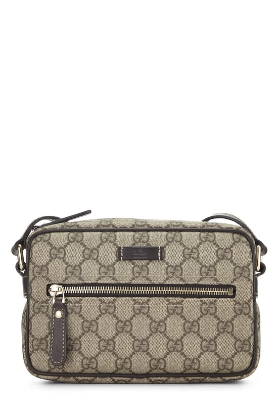 Brown GG Supreme Canvas Camera Bag