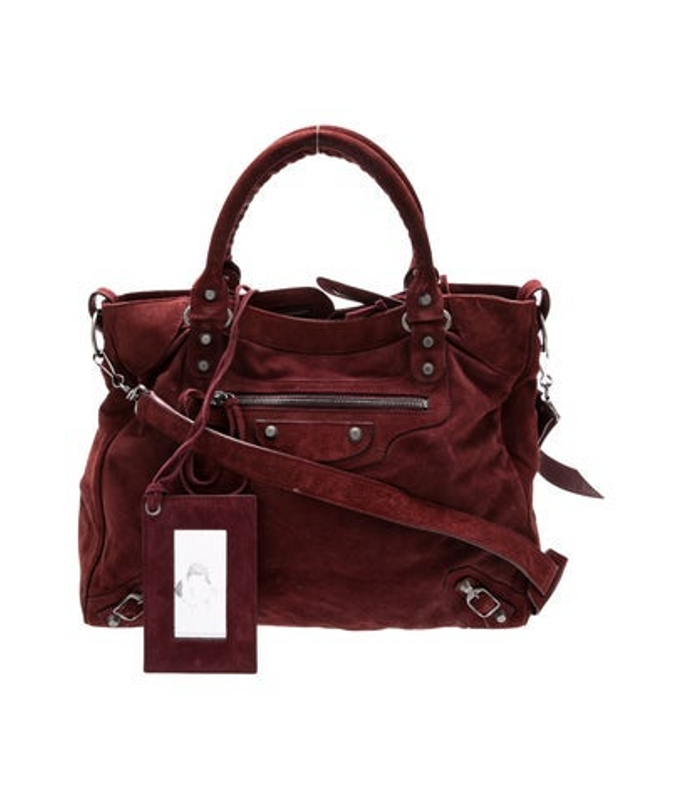 Balenciaga Suede Shoulder Bag
