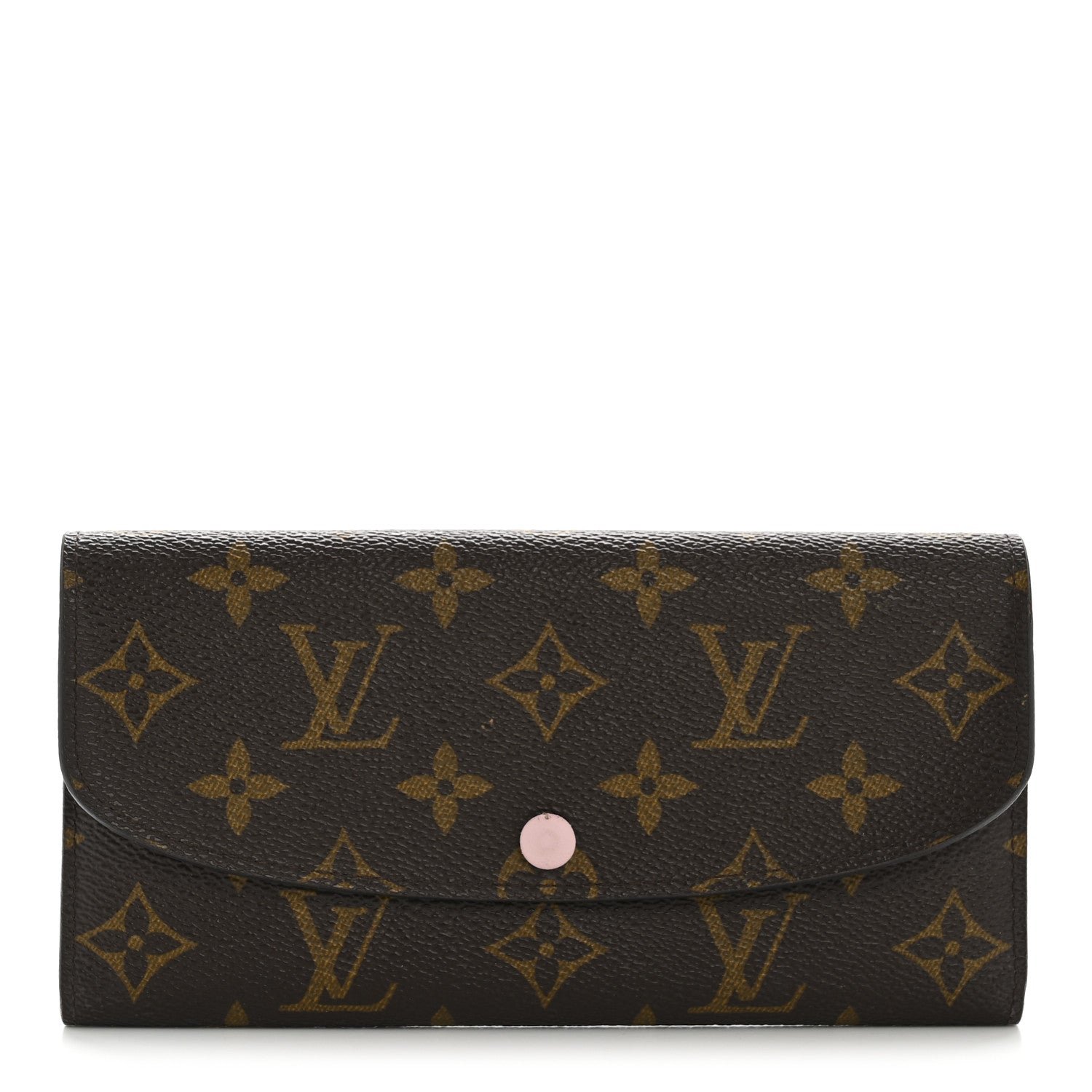 Louis Vuitton Monogram Emilie Wallet Rose Ballerine
