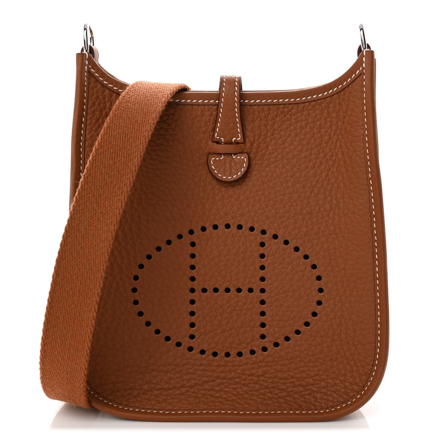 Hermes Taurillon Clemence Evelyne TPM Gold