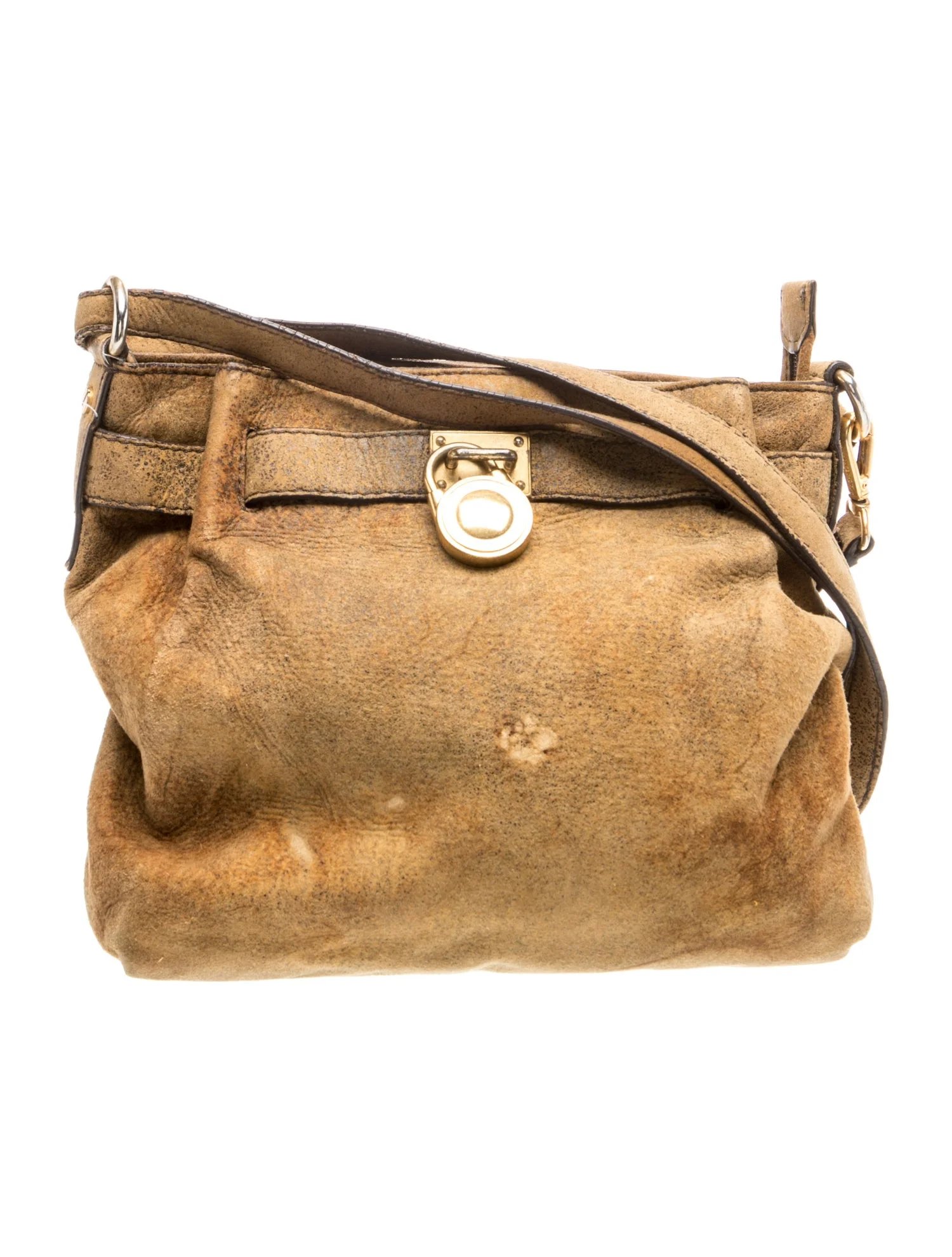 Suede Shoulder Bag