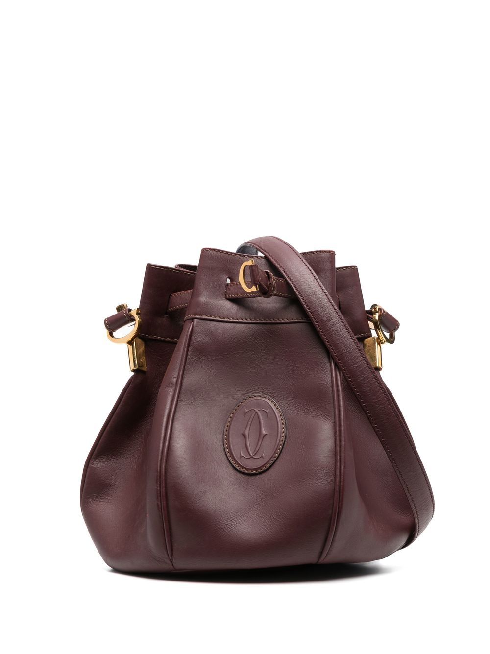 Cartier 2000s pre-owned logo-embossed bucket bag