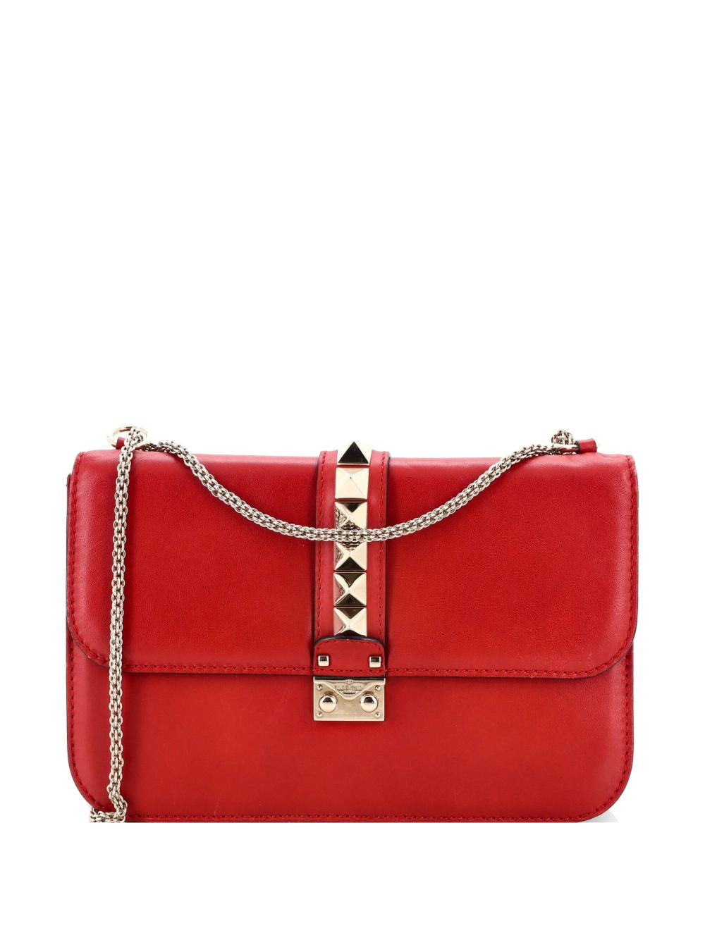 Valentino Garavani Glam Lock Leather Large shoulder bag