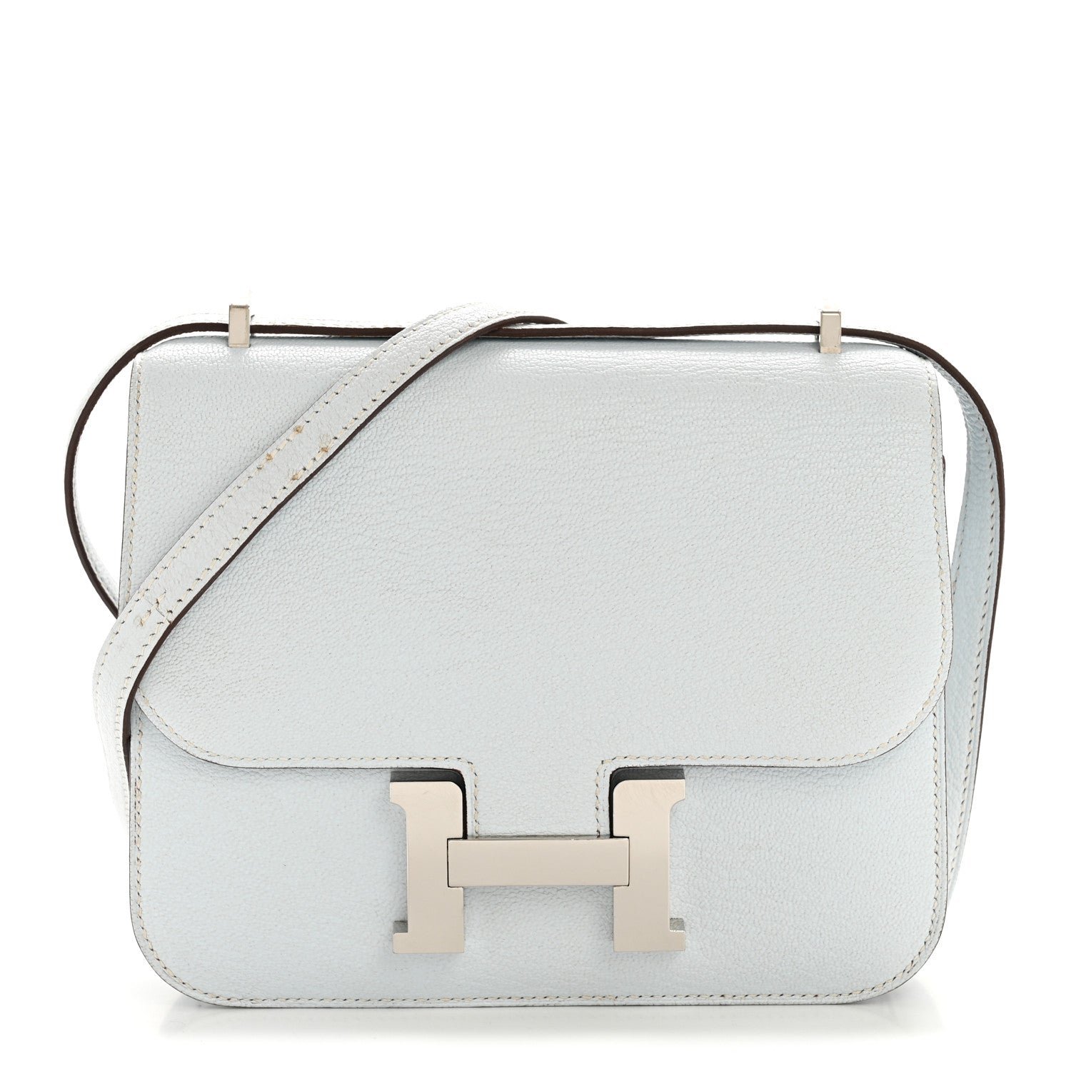 Hermes Chevre Mysore Constance 18 Bleu Brume