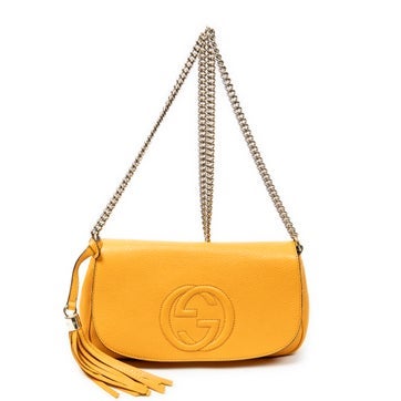 Leather Soho Chain Crossbody