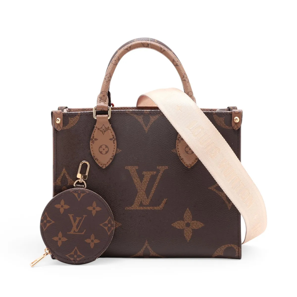 Louis Vuitton Monogram Giant Reverse On the Go PM M46373 Brown There was an RFID