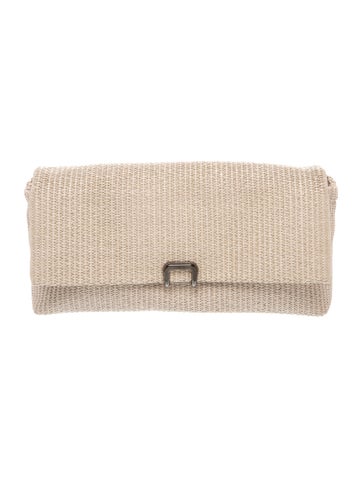 Brunello Cucinelli Raffia Clutch