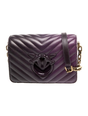 Pinko Leather Shoulder Bag