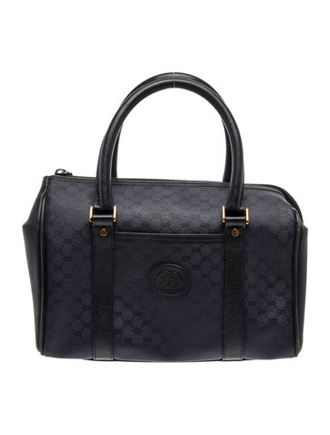 Micro GG Monogram Top Handle Bag Vintage