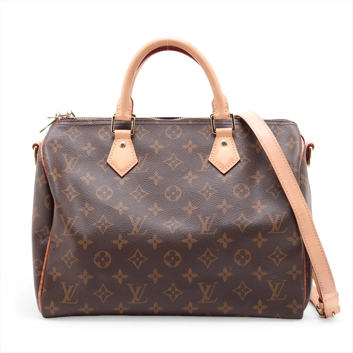 Louis Vuitton Monogram Speedy Bandoulière 30 M41112 Brown There was an RFID resp