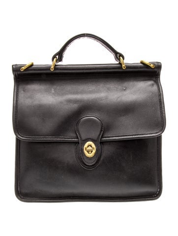 Leather Top Handle Bag Vintage