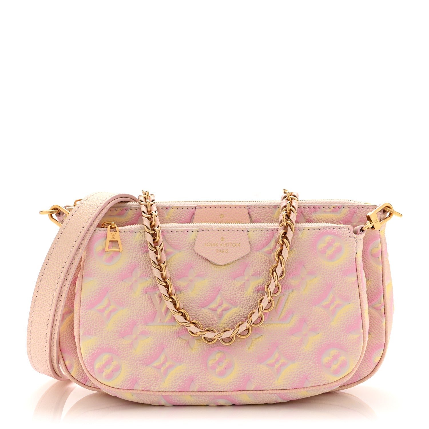 Louis Vuitton Empreinte Monogram Summer Stardust Multi Pochette Accessories Pink