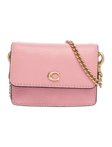 Coach Leather Half Flap Card Case Mini