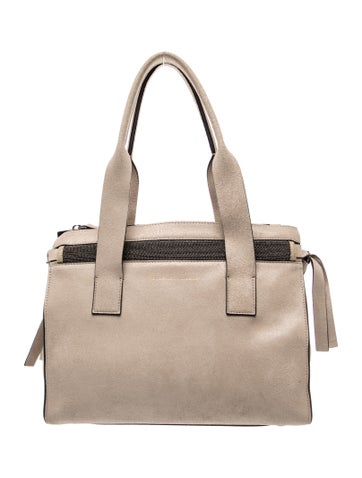 Brunello Cucinelli Suede Shoulder Bag