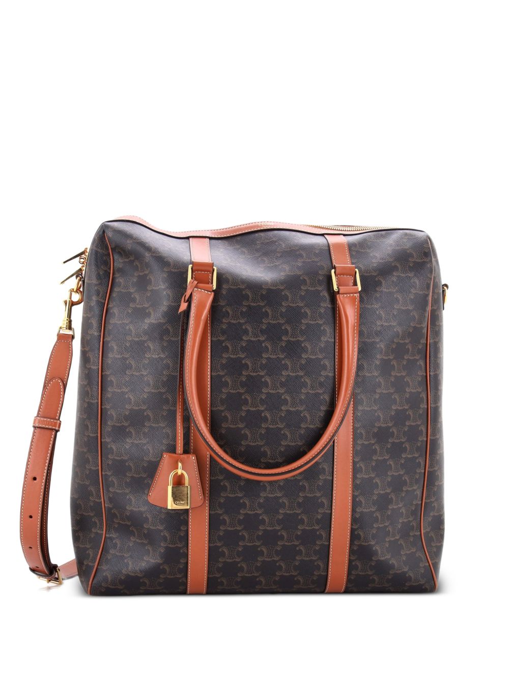 Boston Bag Triomphe Coated Canvas Vertical handbag