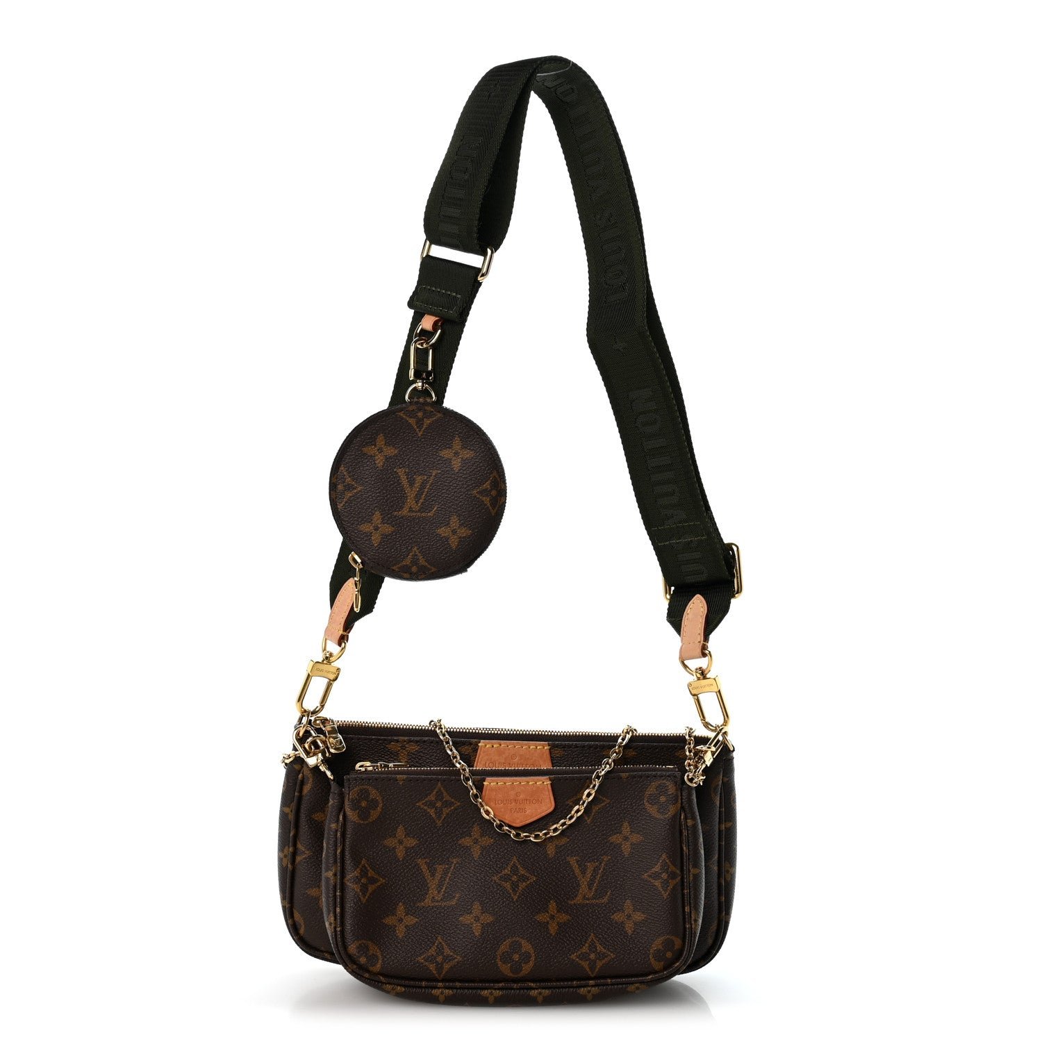 Louis Vuitton Monogram Multi Pochette Accessories Kaki
