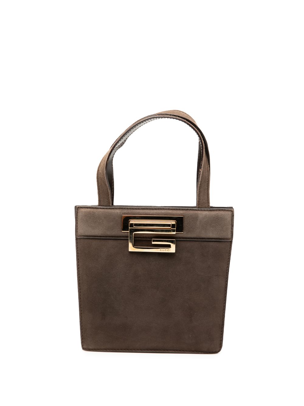 20th Century Suede Square G handbag
