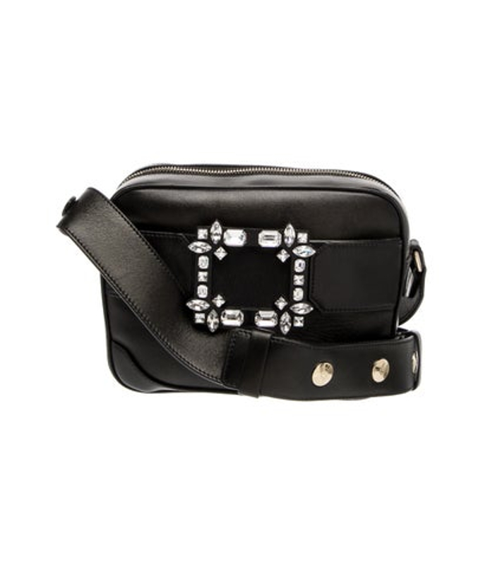 Roger Vivier Vivier Leather Shoulder Bag