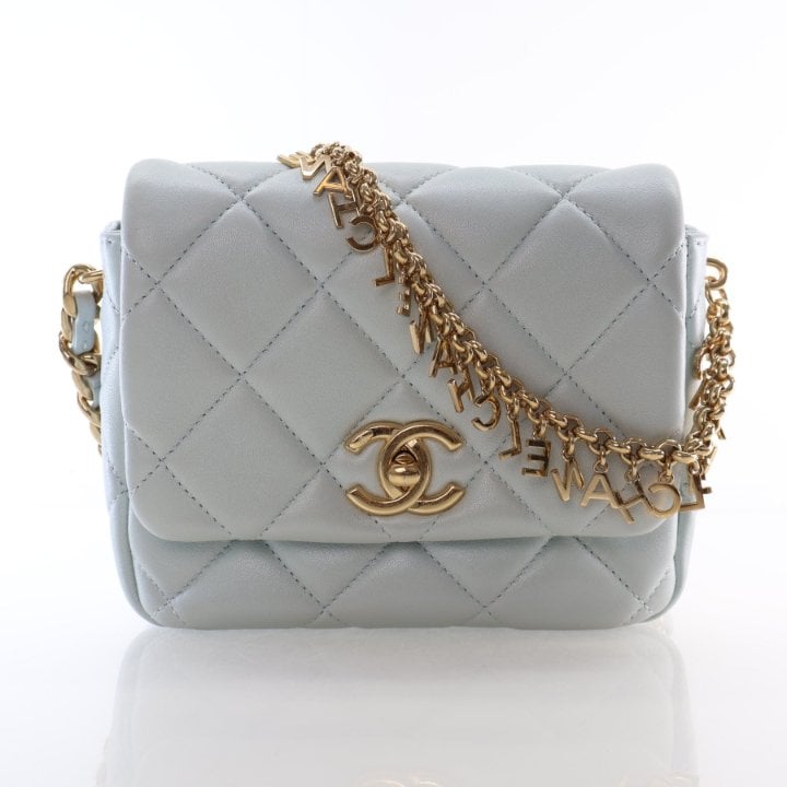 Chanel Mini Lambskin Square Flap Bag