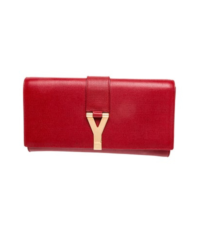 Saint Laurent Laurent Leather Y Clutch