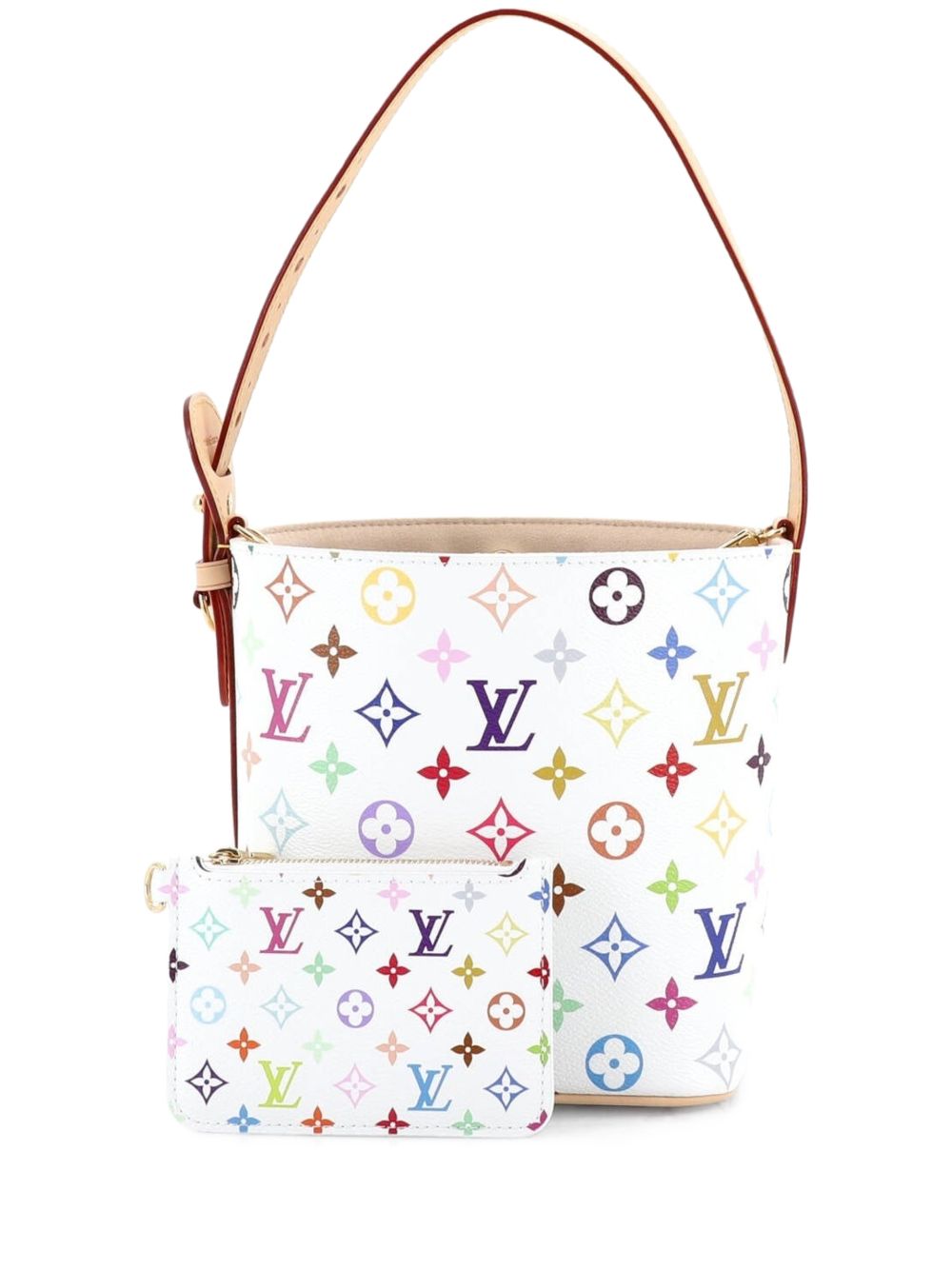 x Takashi Murakami All In Handbag Monogram Multicolor BB bucket bag