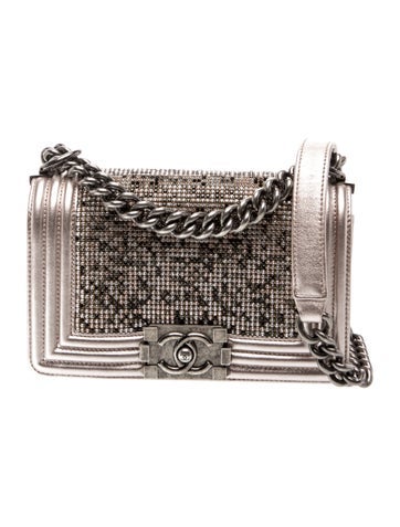 Small Strass Boy Bag