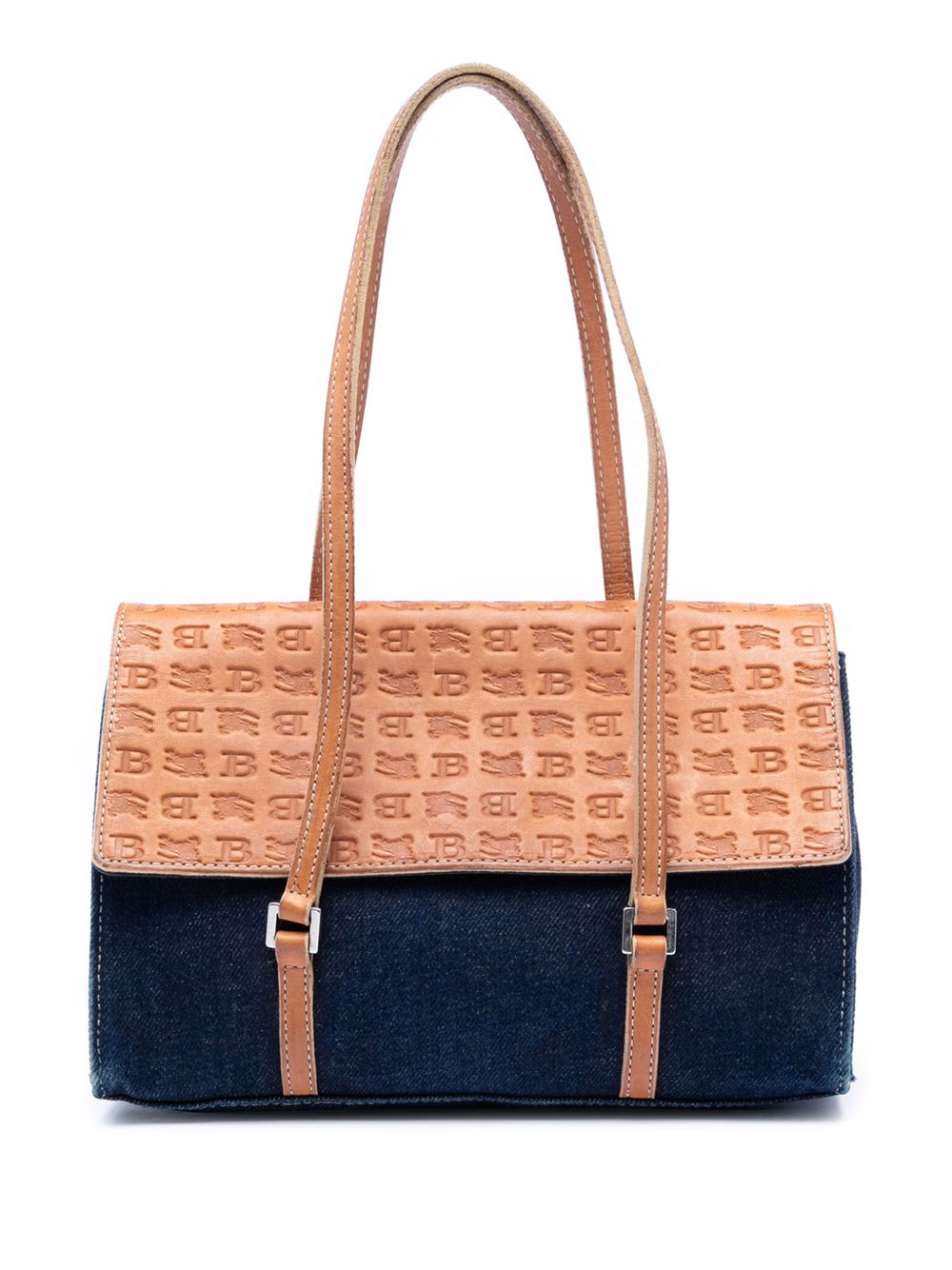 2000-2017 Denim and Embossed Leather handbag