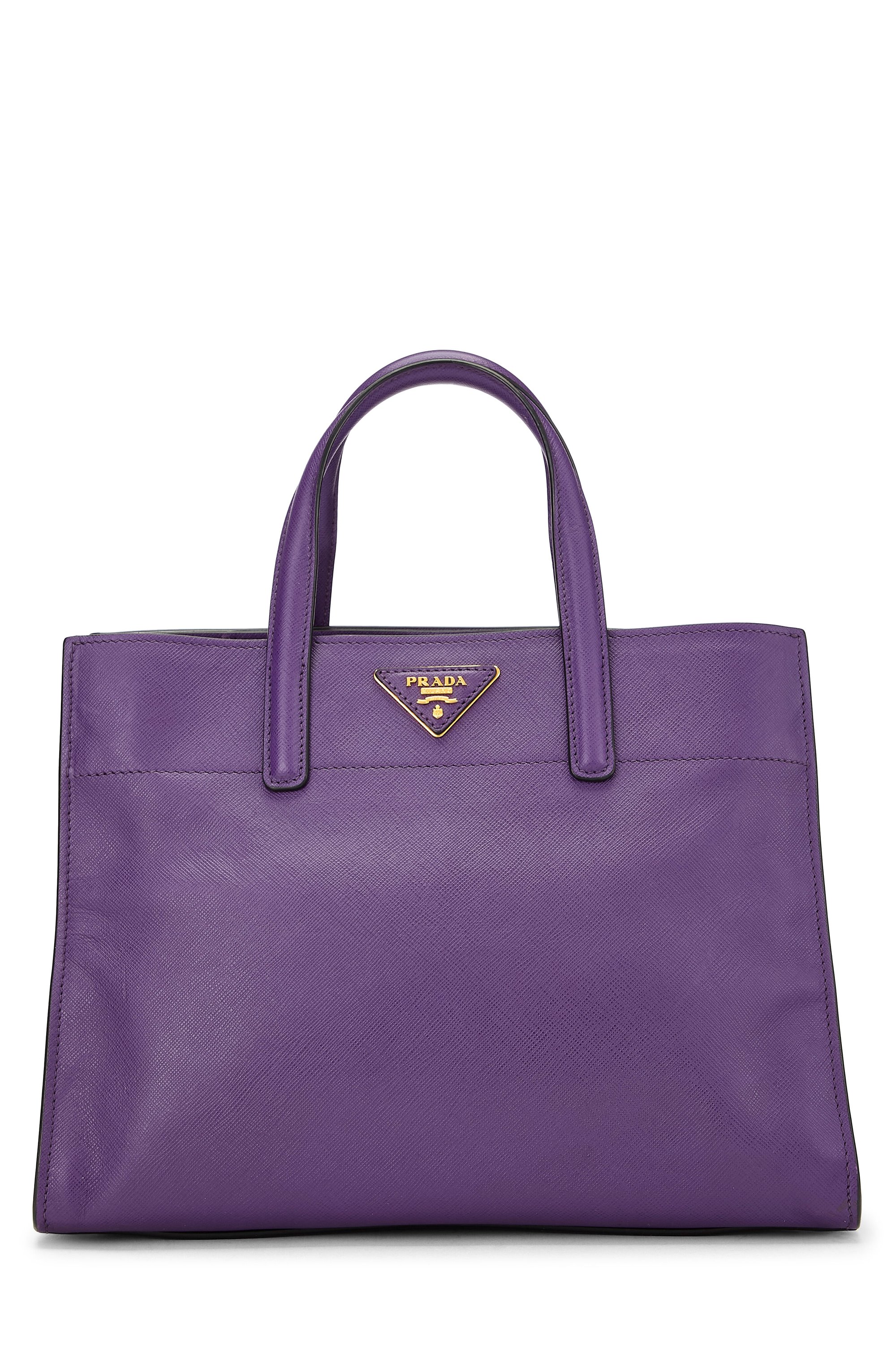 Prada Purple Saffiano Tote