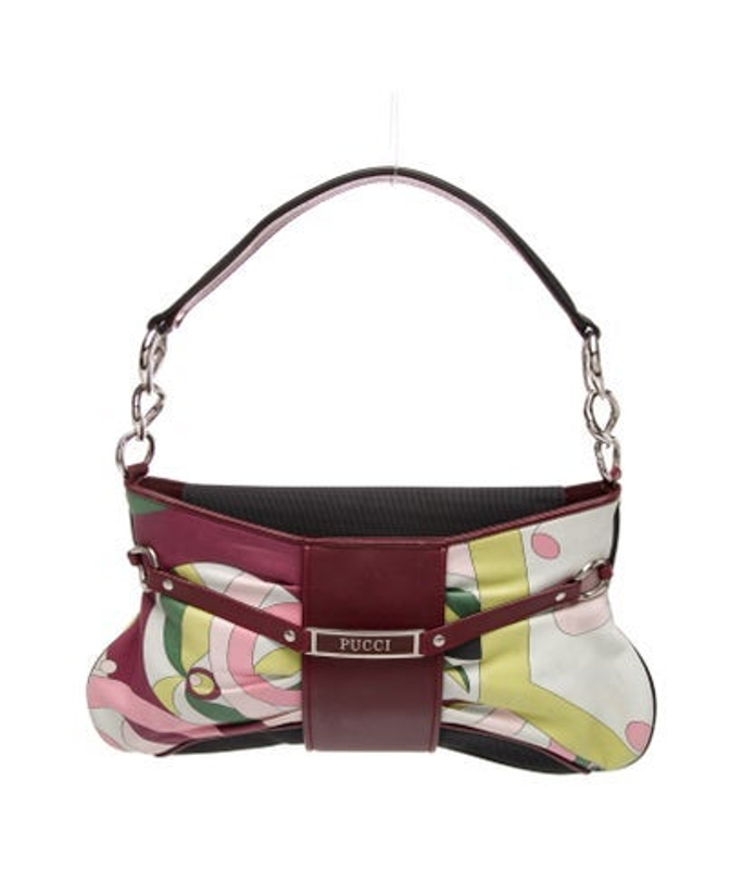 Emilio Pucci Pucci Leather Shoulder Bag