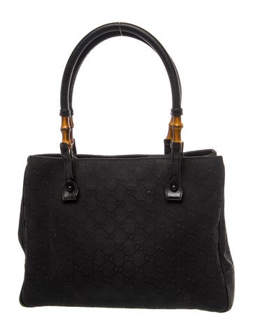 GG Canvas GG Canvas Bamboo Tote Bag