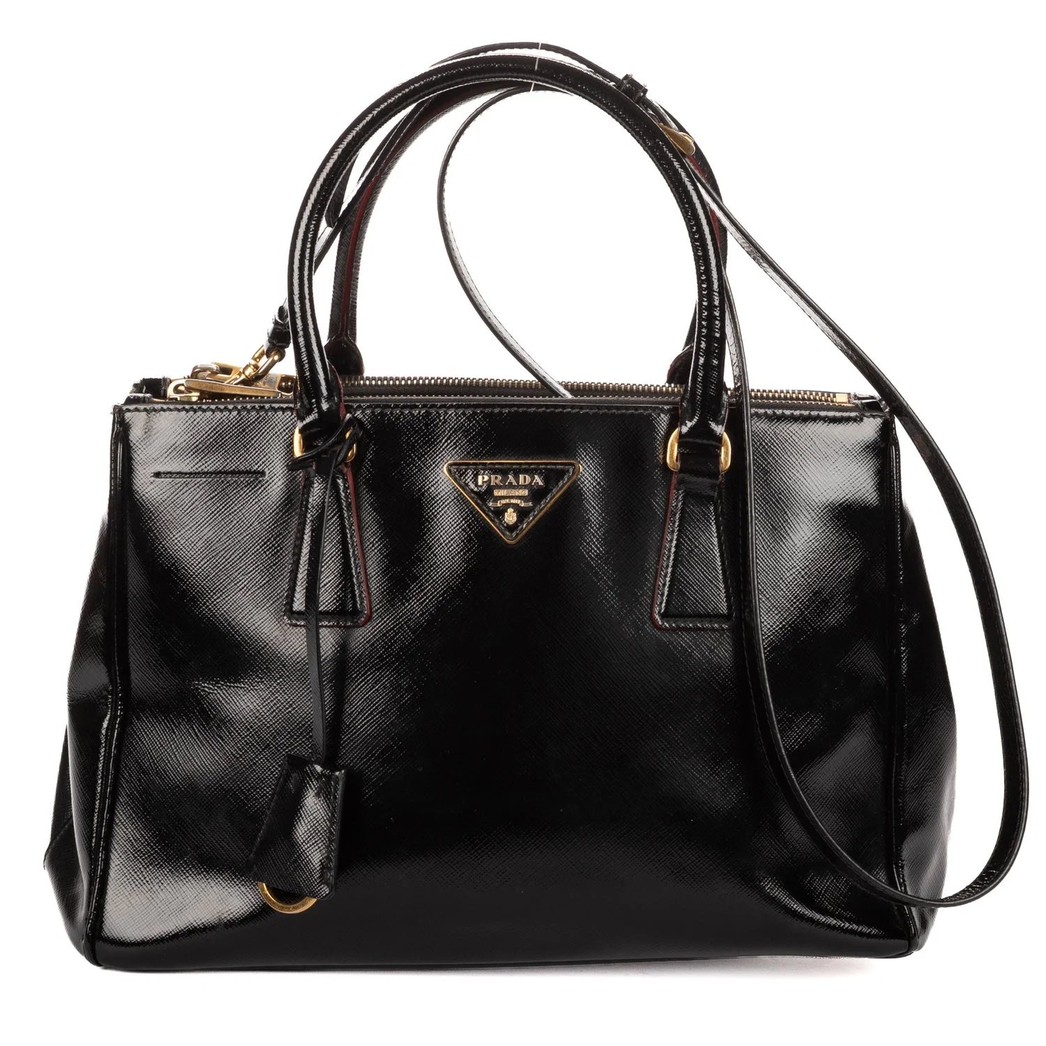 Leather Spazzolato Parabole Tote Bag