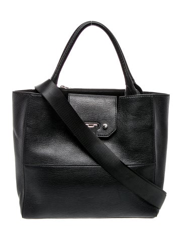 Leather Top Handle Bag