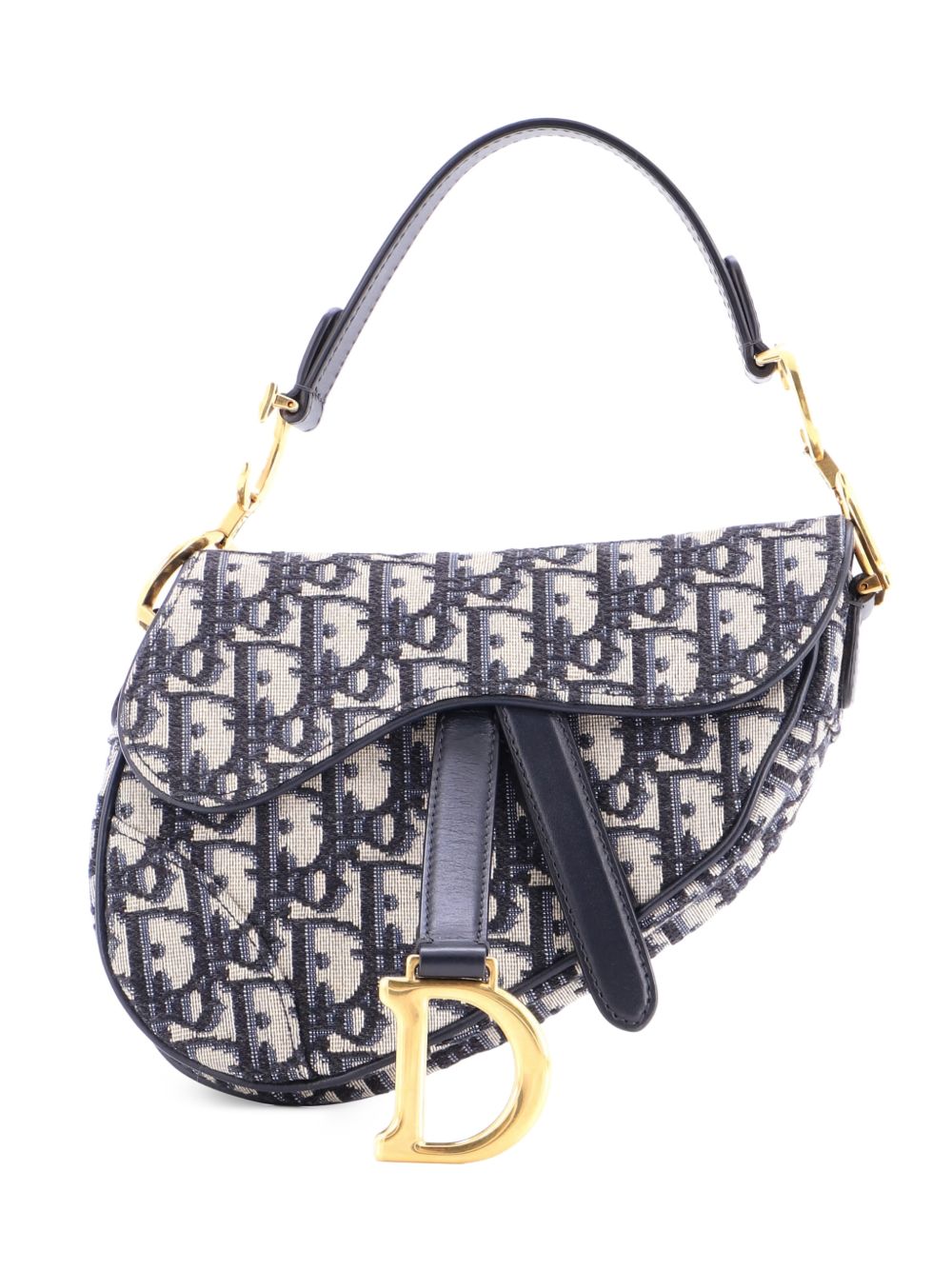 Saddle Handbag Oblique Canvas Mini shoulder bag
