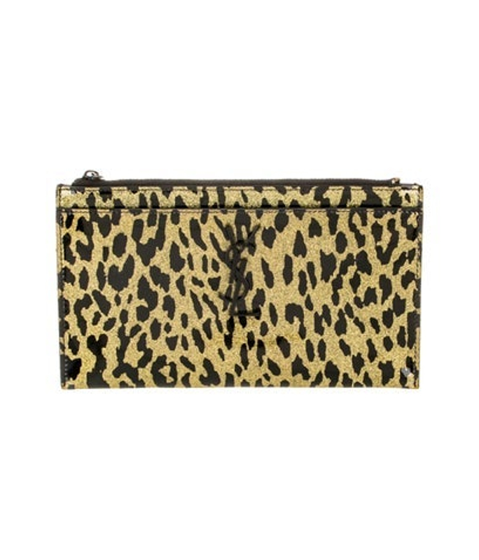 Saint Laurent Laurent Patent Leather Clutch