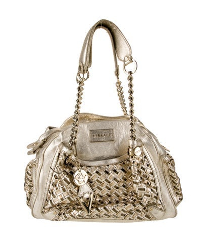 Versace Leather Shoulder Bag