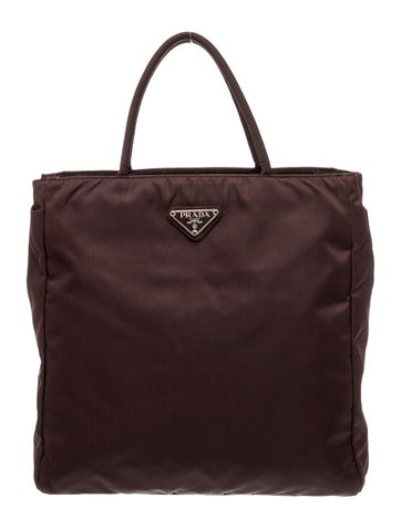 Tessuto Nylon Top Handle Bag