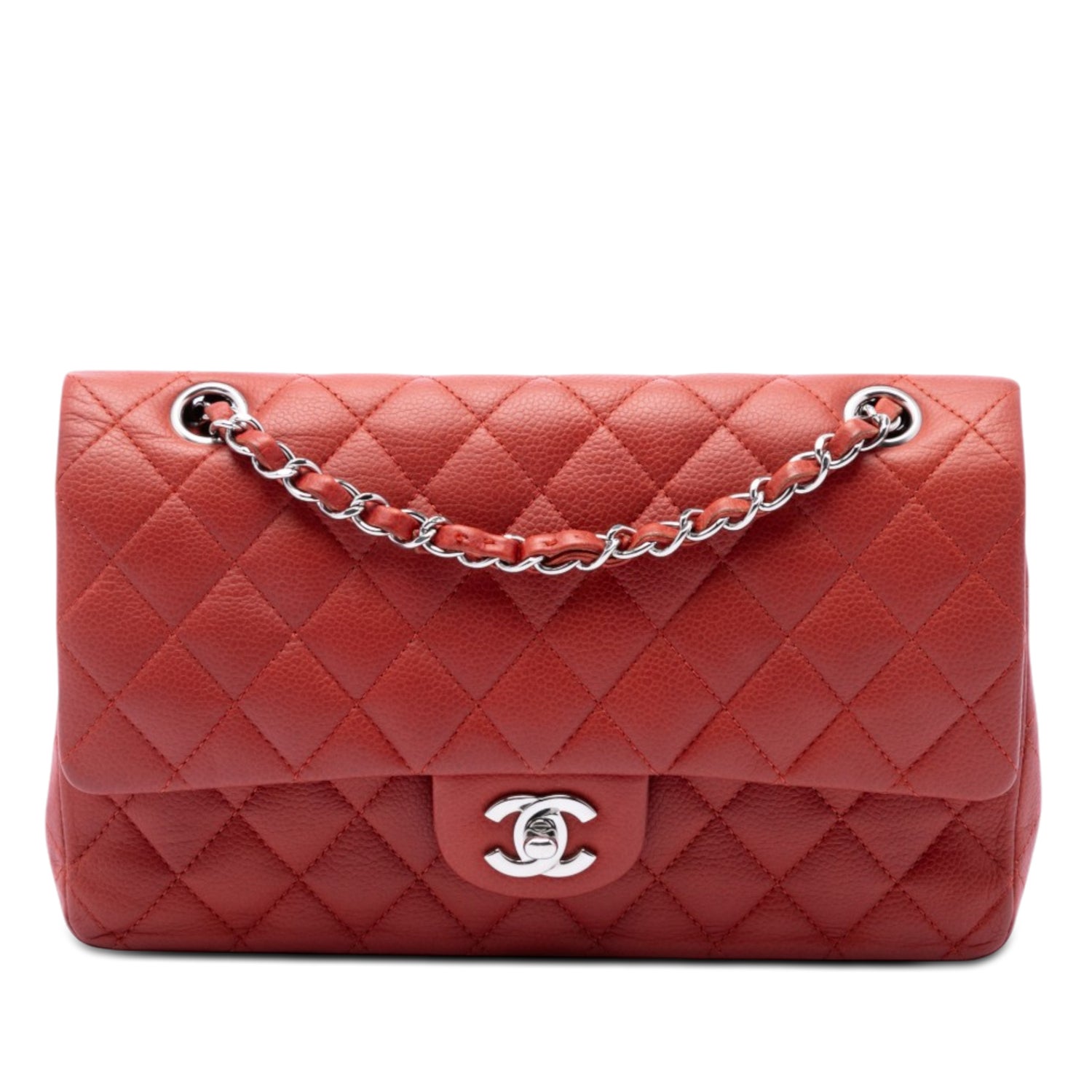 Medium Classic Caviar Double Flap