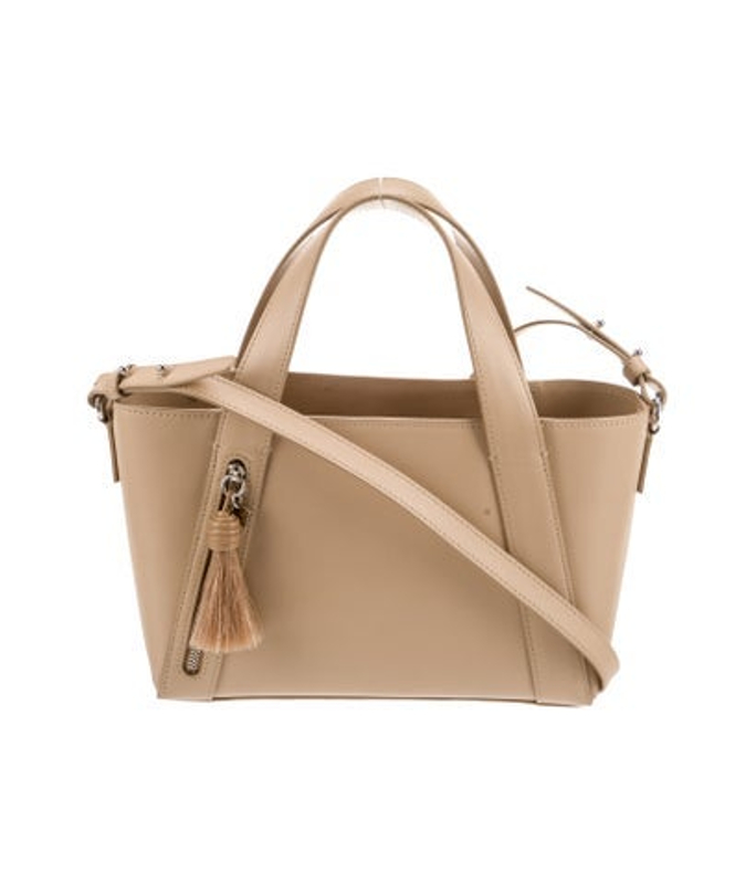 Akris Leather Top Handle Bag