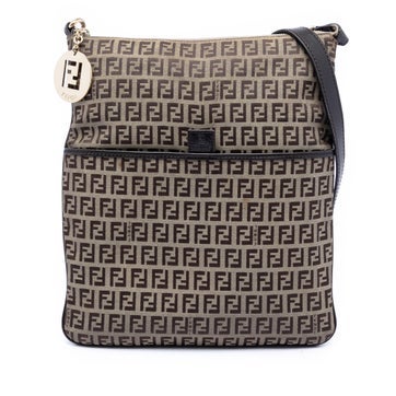 Calf Leather Zucchino Canvas Crossbody