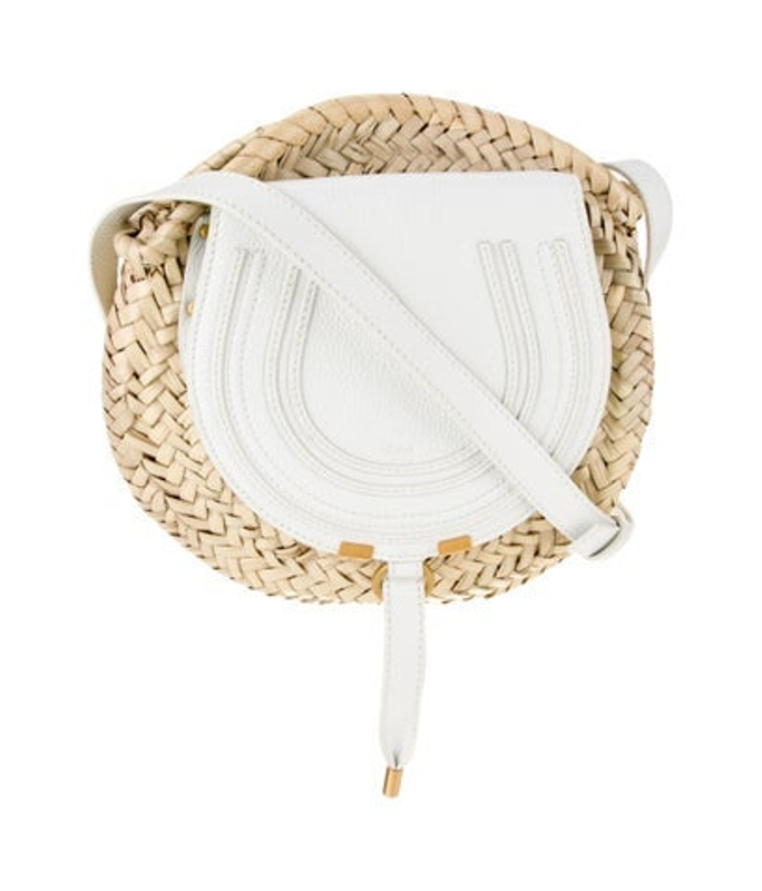 Chloe Raffia Marcie Crossbody Small