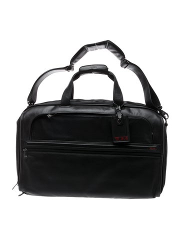 Tumi Leather Weekender Bag