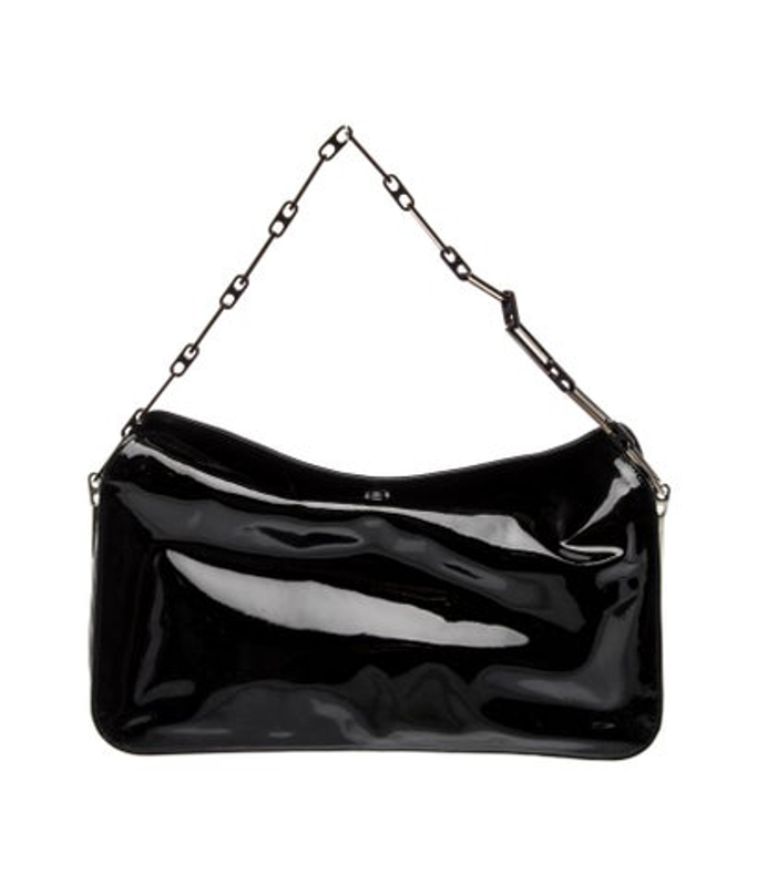 Nina Ricci Ricci Patent Leather Top Handle Bag